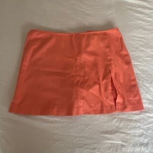 sweet y2k peach skort